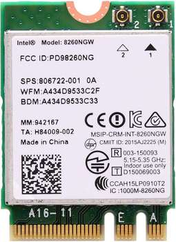 Беспроводное сетевое устройство Intel 8260.NGWMG.K