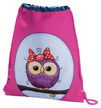 Школьный рюкзак Hama для обуви  Sweet owl розовый/голубой