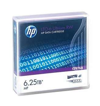 Хранилище данных HPE HP LTO-6 Ultrium 6.25TB RW Data Tape C7976A