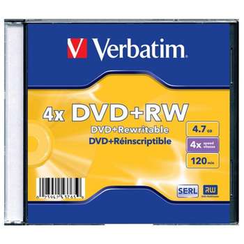 Оптический диск Verbatim Диск DVD+RW 4.7Gb 4x Jewel case