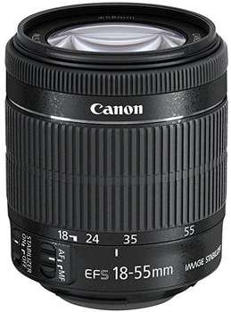 Аксессуары для фото и видео Canon EF-S IS STM 18-55мм f/3.5-5.6 черный