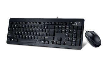 Комплект (клавиатура+мышь) Genius Комплект SlimStar C130 , чёрный, USB 31330208104