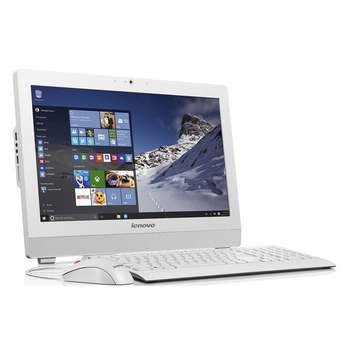 Моноблок Lenovo ThinkCentre S200z HD+ Cel J3060/4Gb/500Gb 7.2k/HDG/CR/Windows 10/WiFi/клавиатура/мышь/Cam/белый 1600x900 (10K1000KRU)