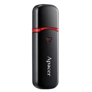 Flash-носитель APACER USB2.0 Flash Drive AH333 32GB Black RP AP32GAH333B-1