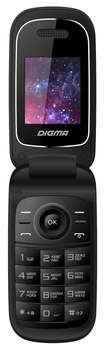 Сотовый телефон Digma A205 2G Linx черный моноблок 2Sim 1.77" 168x120 0.08Mpix BT GSM900/1800