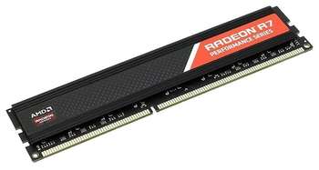 Оперативная память AMD Память DDR4 8Gb 2400MHz R748G2400U2S-UO OEM PC4-19200 CL16 DIMM 288-pin 1.2В