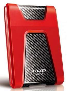 Внешний накопитель A-DATA USB 3.1 2Tb AHD650-2TU31-CRD DashDrive Durable 2.5" красный