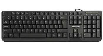 Клавиатура DEFENDER USB OFFICEMATE HM-710 RU BLACK 45710