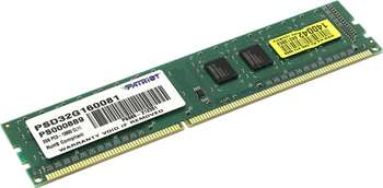 Оперативная память Patriot 2GB PC12800 DDR3 PSD32G160081