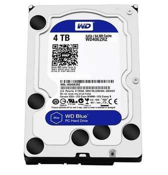 Жесткий диск HDD Western Digital 4TB 6GB/S 64MB BLUE WD40EZRZ WDC