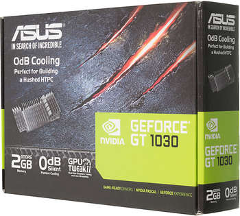 Видеокарта ASUS PCI-E GT1030-SL-2G-BRK nVidia GeForce GT 1030 2048Mb 64bit GDDR5 1228/6008 DVIx1/HDMIx1/HDCP Ret low profile