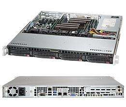 Сервер SuperMicro 1U SATA BLACK SYS-6018R-MT