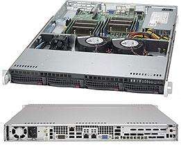 Сервер SuperMicro ная платформа 1U SATA BLACK SYS-6018R-TD