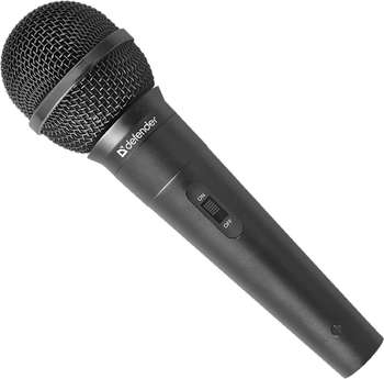 Микрофон DEFENDER KARAOKE MIC-130 BLACK 64131