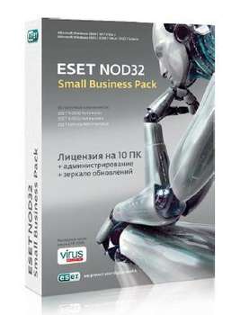 Антивирус ESET NOD32 Small Bu NOD32-SBP-NS(KEY)-1-10