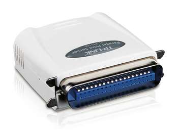 Принт-сервер TP-LINK сетевой Single parallel port fast ethernet print server TL-PS110P