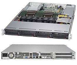 Сервер SuperMicro 1U SATA BLACK SYS-6018R-TDW