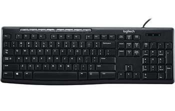 Клавиатура Logitech K200 черный/серый USB Multimedia 920-008814