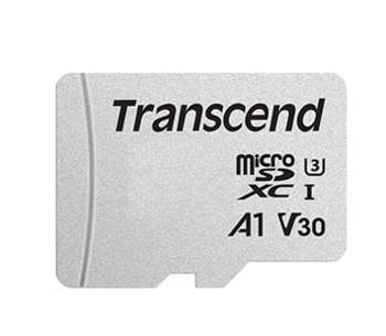 Карта памяти Transcend 64GB UHS-I U1 microSD with Adapter TS64GUSD300S-A