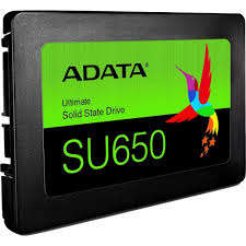 Накопитель SSD A-DATA 240GB SSD SU650 TLC 2.5" SATAIII 3D NAND, SLC cach / without 2.5 to 3.5 brackets / blister