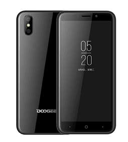 Смартфон Doogee X50L Black, 5'' 960x480, 1.1GHz, 4 Core, 1GB RAM, 16GB, up to 128GB flash, 5Mpix+3Mpix/5Mpix, 2 Sim, 2G, 3G, LTE, BT, Wi-Fi, GPS, Micro-USB, 2000mAh, Android 8.1 Oreo версия GO, 139x67.4x9mm X50L_Black