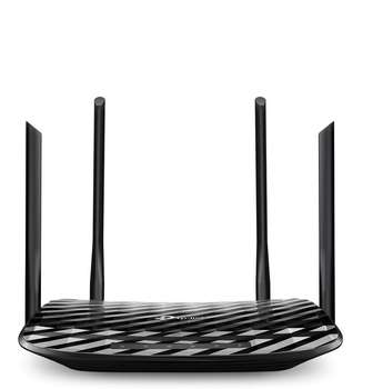 Маршрутизатор TP-LINK ARCHER C6 AC1200 Dual Band Wireless Gigabit Router, 867Mbps at 5GHz + 300Mbps at 2.4GHz, 802.11ac/a/b/g/n, 5 Gigabit Ports, 4 fixed antennas