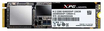 Накопитель SSD A-DATA SSD PCI-E x4 128Gb ASX8000NP-128GM-C SX8000 M.2 2280