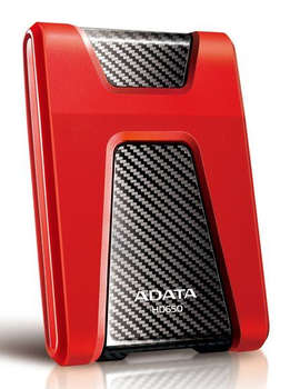 Внешний накопитель A-DATA USB 3.0 1Tb AHD650-1TU31-CRD HD650 DashDrive Durable 2.5" красный