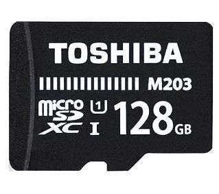 Карта памяти Toshiba microSDXC 128Gb Class10 THN-M203K1280EA M203 + adapter