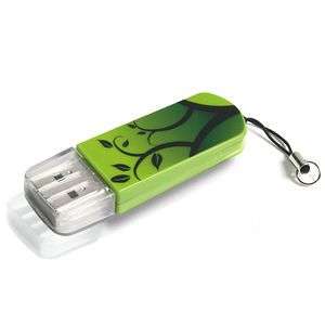 Flash-носитель Verbatim 32Gb Mini Elements Edition 49411 USB2.0 зеленый/рисунок