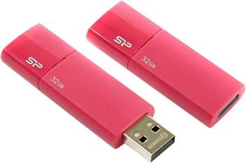 Flash-носитель Silicon Power Флеш Диск 32Gb Ultima U05 SP032GBUF2U05V1H USB2.0 розовый
