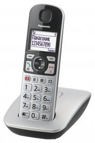Телефон Panasonic Р/Dect KX-TGE510RUS серебристый АОН