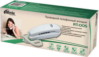 Телефон RITMIX проводной RT-005 черный
