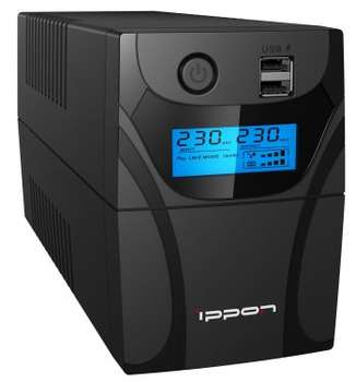 Источник бесперебойного питания Ippon Back Power Pro II 700 420Вт 700ВА черный 1030304