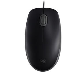 Мышь Logitech B110 SILENT черный/серый оптическая 910-005508