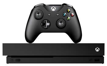 Игровая приставка Microsoft Xbox One X FMP-00058 черный в комплекте: игра: Fallout 76
