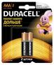 Аккумулятор DURACELL Батарея Basic CN LR03-2BL MN2400 AAA
