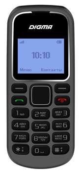 Сотовый телефон Digma Linx A105 2G 32Mb серый моноблок 1.44"