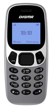 Сотовый телефон Digma Linx A105N 2G 32Mb темно-серый моноблок 1.44" LT1046PM