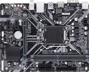 Материнская плата Gigabyte H310M H 2.0 Soc-1151v2 Intel H310 2xDDR4 mATX AC`97 8ch GbLAN+VGA+HDMI