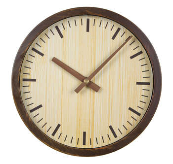 Часы БЮРОКРАТ WALLC-R60P/WOOD-B D25.5см коричневый