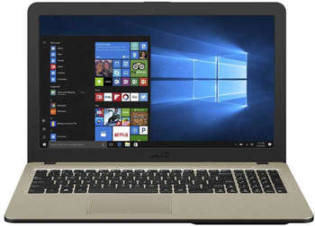Ноутбук ASUS VivoBook X540BP-DM118T A9 9425/8Gb/SSD256Gb/AMD Radeon R5 M420 2Gb/15.6"/FHD /Windows 10/black/WiFi/BT/Cam