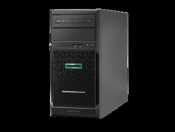 Сервер HPE ML30 Gen10, 1x Intel Xeon E-2124 4C 3.3GHz, 1x8GB-U DDR4, S100i/ZM , 2x1Gb/s, noDVD, iLO5, Tower-4U, 3-1-1 P06781-425