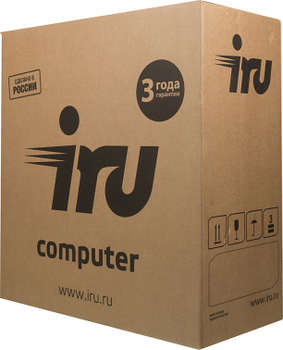 Компьютер, рабочая станция iRU Home 228 MT A10 9700 (3.5)/4Gb/SSD120Gb/R7/Free DOS/GbitEth/400W/черный (1110883)
