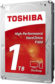 Жесткий диск HDD Toshiba HDWD110UZSVA HDD SATA3 1Tb 7200 64Mb P300