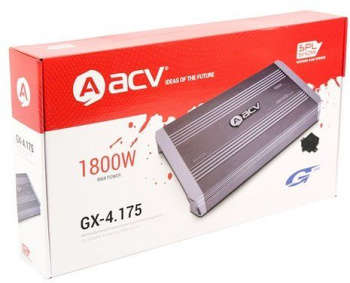 Автомобильный усилитель ACV GX-4.175 четырехканальный 32356