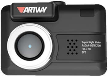 Автомобильный видеорегистратор Artway COMBO MD-105 GPS черный