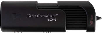 Flash-носитель Kingston 16Gb DataTraveler 104 DT104/16GB USB2.0 черный