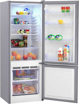 Холодильник NORDFROST NRB 137 332 серебристый (двухкамерный) (00000256589)