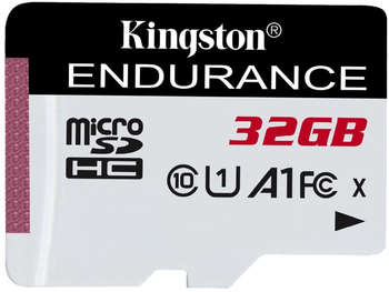 Карта памяти Kingston microSDHC 32Gb Class10 SDCE/32GB High Endurance w/o adapter